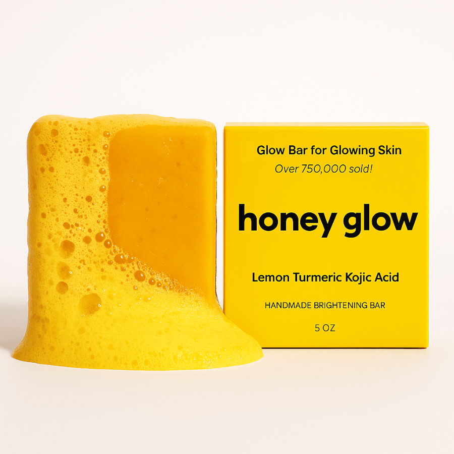 Honey Glow Lemon Turmeric & Kojic Acid Brightening Soap Bar