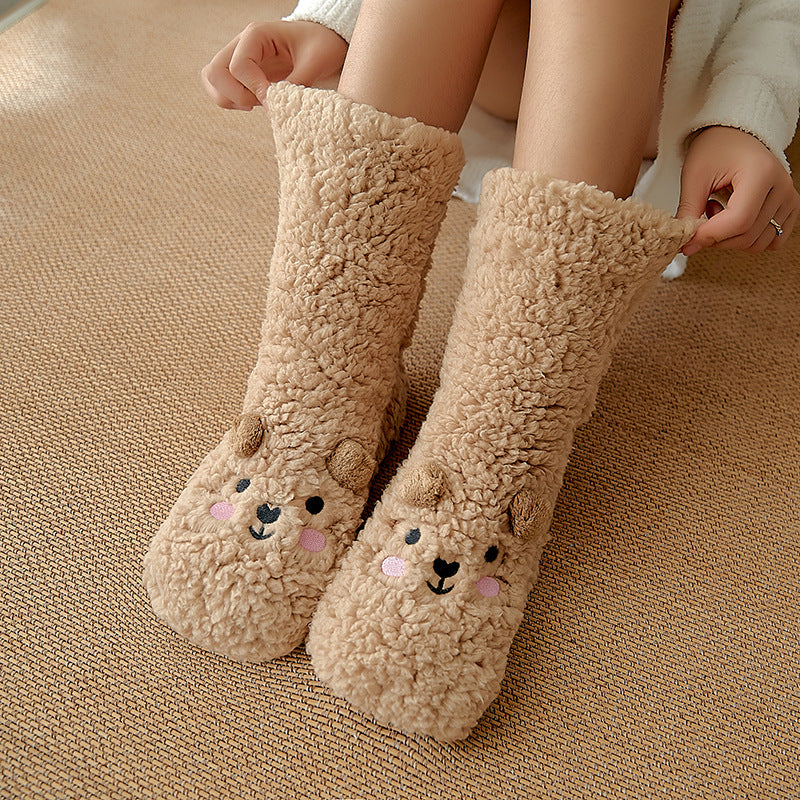 🧦🐶Cute Ultra-thick Cozy Slipper Home Socks