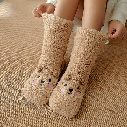 🧦🐶Cute Ultra-thick Cozy Slipper Home Socks