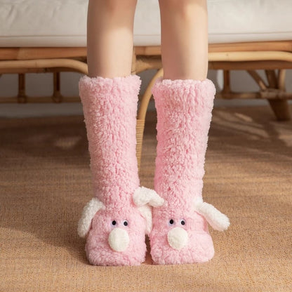 🧦🐶Cute Ultra-thick Cozy Slipper Home Socks