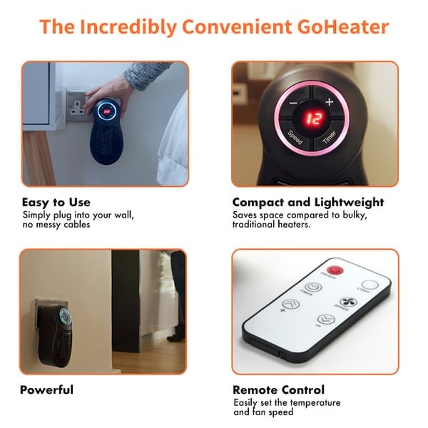 🎄Holiday Pre-Sale Save 50% OFF- 🔥Easylife Plug-in Go Heater