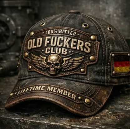 Old Fuckers Club Vintage Baseball Cap
