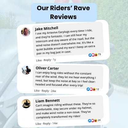 1 + 1 Set FREE - Moto Earplugs, - 27 dB