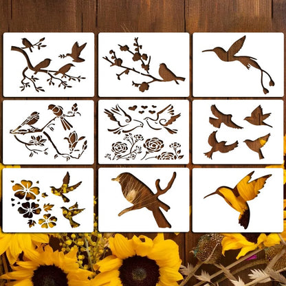 🏡Last Day 49% OFF -Garden Fence Large Flower Stencils🌻DIY Decoration