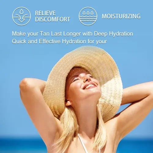 🔥2025 Summer Hot Sale- Gold Shimmer Intensive Tanning Gel | Browning & Bronzing Tan Accelerator | Water-Resistant with Carrot and Coconut Oil | Vitamin A & E For Moisture & Hydration | 5 Fl Oz + Spatula💖