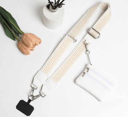 ❣️HOT SALE📱Phone Strap with Zippered Pouch
