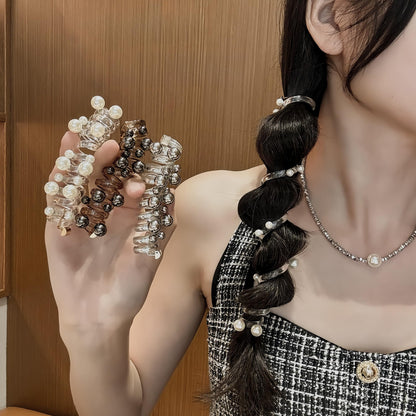 🎉🎁Sleepy Tie No Damage Soft Elastic Spiral Hair Ties