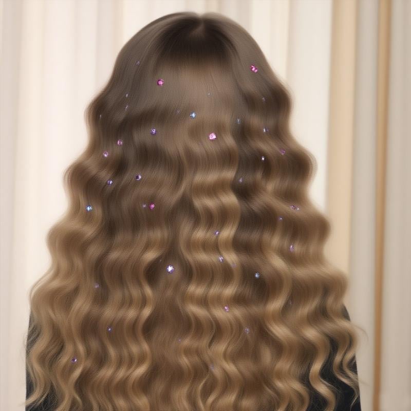 🎄Christmas Limited Time SALE 50% OFF - ✨Glitter Diamond Styling Tools Hair Gemstone Styling Set to light up girls' hair, clothes, accessories, No Heat Required Hair Styling Accessories