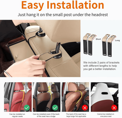 Sale 3-in-1 Car Backseat Organizer – Keep Your Ride Clean & Organized!