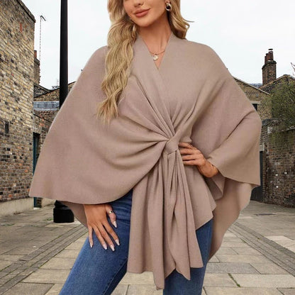 ❣️Winter New❣️ Women’s Cross Front Shawl Wrap – Elegant Cozy Style for Every Outfit