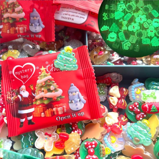 🎅Big Sale Last Day 49% OFF 🔥Glow-In-The-Dark Resin Christmas Decorative Bags