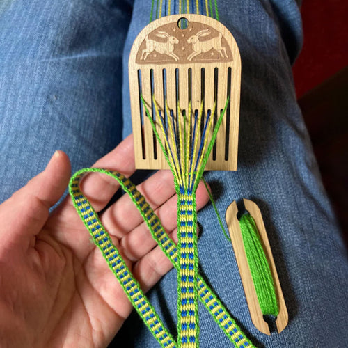 🔥LAST DAY 49% OFF🔥Rigid heddle backstrap loom kit for bandweaving