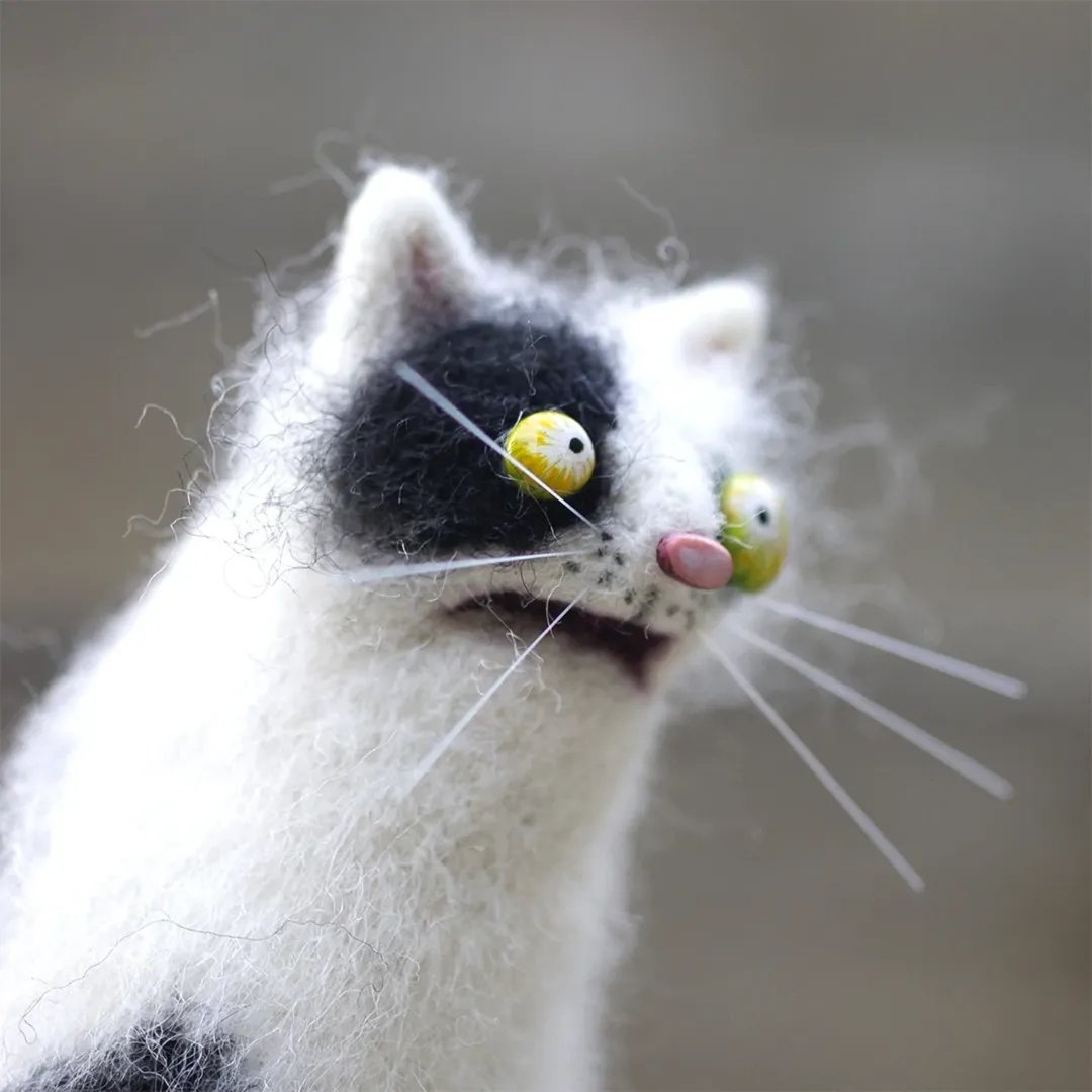 🔥LAST DAY 49% OFF -🎄✨Wool Felt Familiars – Quirky Handmade Companions