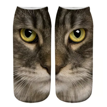 🐾Realistic Cat Face Socks🐱