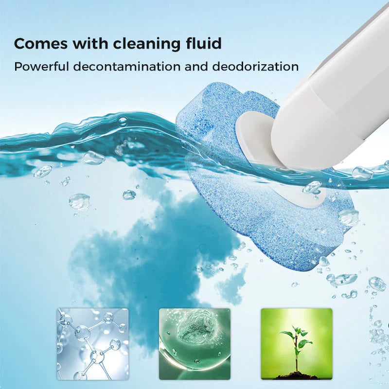 🔥LAST DAY 49% OFF-Disposable Toilet Brush Set – with Built-In Cleaner & 24 Refills