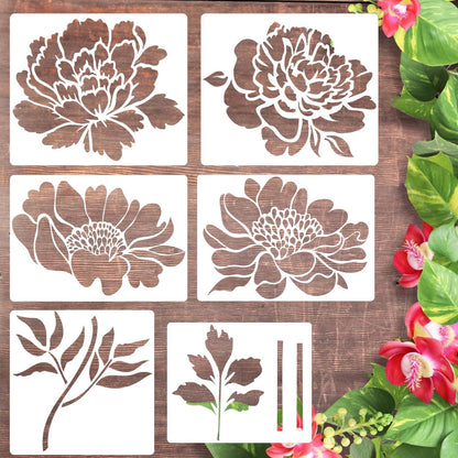 🏡Last Day 49% OFF -Garden Fence Large Flower Stencils🌻DIY Decoration