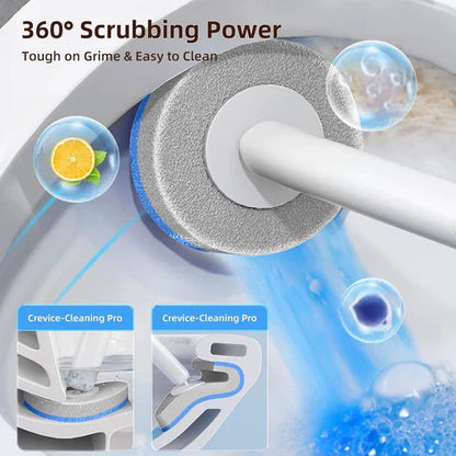 🔥LAST DAY 49% OFF-Disposable Toilet Brush Set – with Built-In Cleaner & 24 Refills