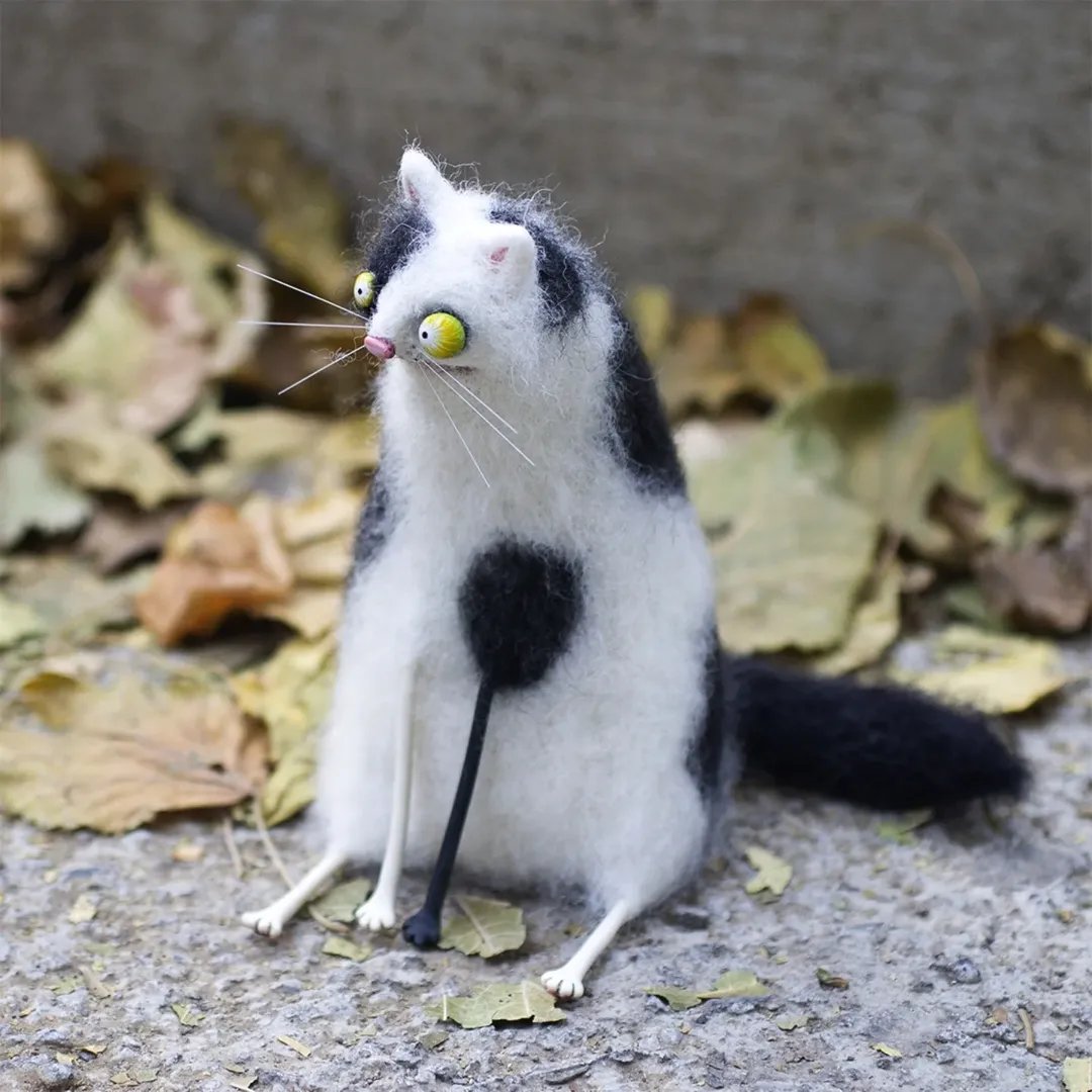 🔥LAST DAY 49% OFF -🎄✨Wool Felt Familiars – Quirky Handmade Companions