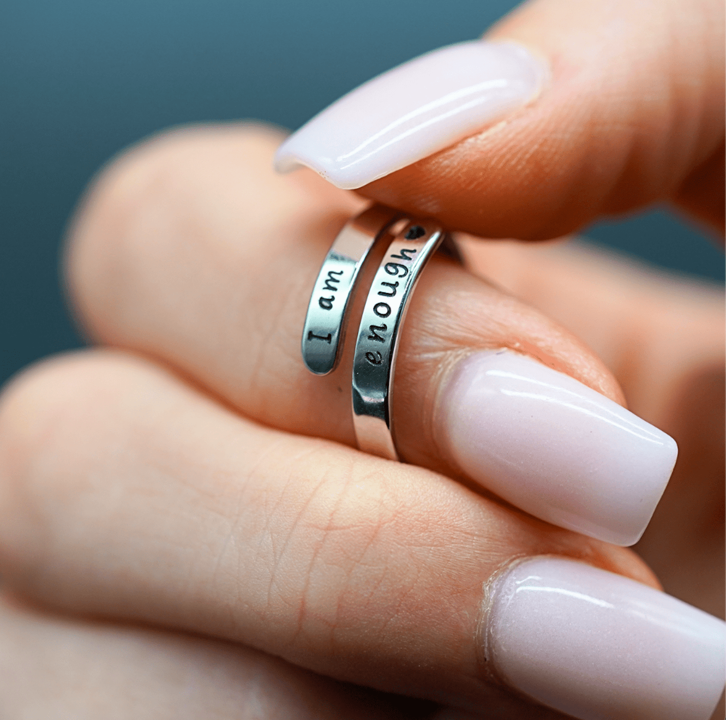 I Am Enough Empowerment Ring
