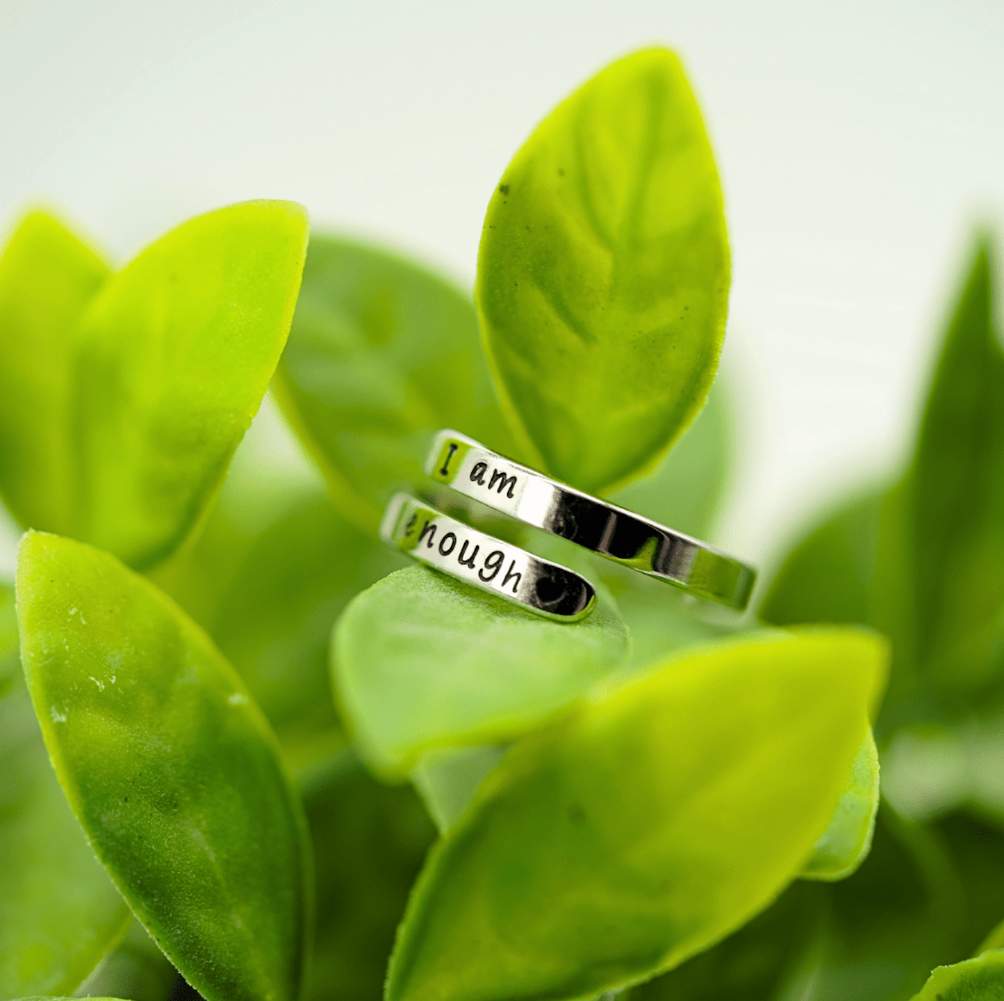 I Am Enough Empowerment Ring