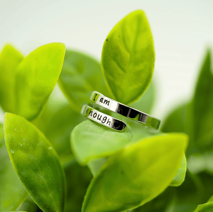 I Am Enough Empowerment Ring