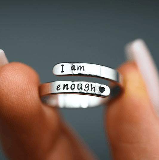 I Am Enough Empowerment Ring