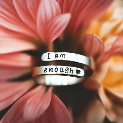 I Am Enough Empowerment Ring
