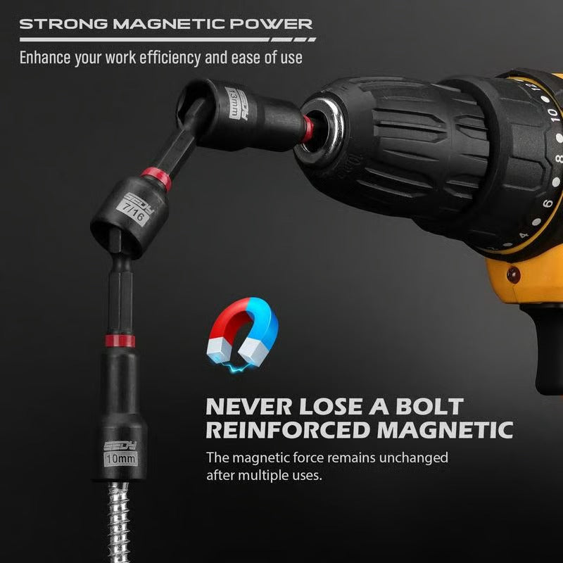 🔥46-Piece Magnetic Impact Nut Driver Set