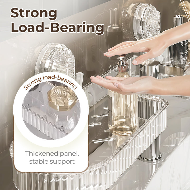 🚰 50% OFF HOT SALE 2025! ✨ Universal Removable Faucet Storage Rack - Expandable Design with Drainage Holes for Kitchen & Bathroom Organization 🛁💫