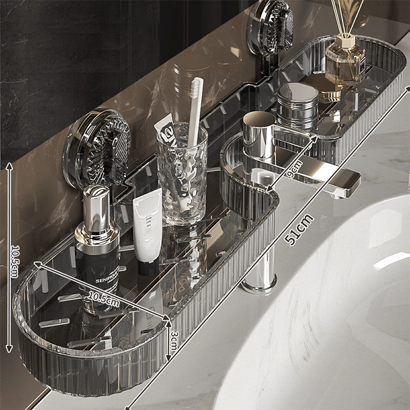 🚰 50% OFF HOT SALE 2025! ✨ Universal Removable Faucet Storage Rack - Expandable Design with Drainage Holes for Kitchen & Bathroom Organization 🛁💫