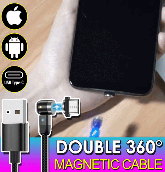 ODALIT™ Double 360° Magnetic Cable 2M